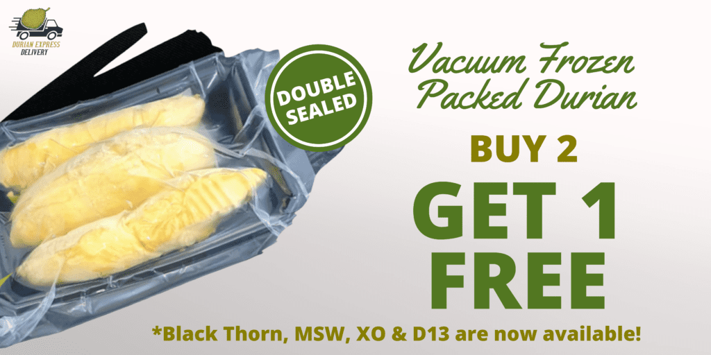 High-quality vacuum packed durian in singapore - fresh, flavorful and conveniently preserved