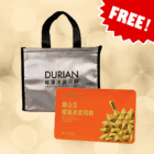 Crown Royale Tupai King Durian Snowskin Mooncake (Buy 1 Box Free 1 Box) Msw snowskin mooncake